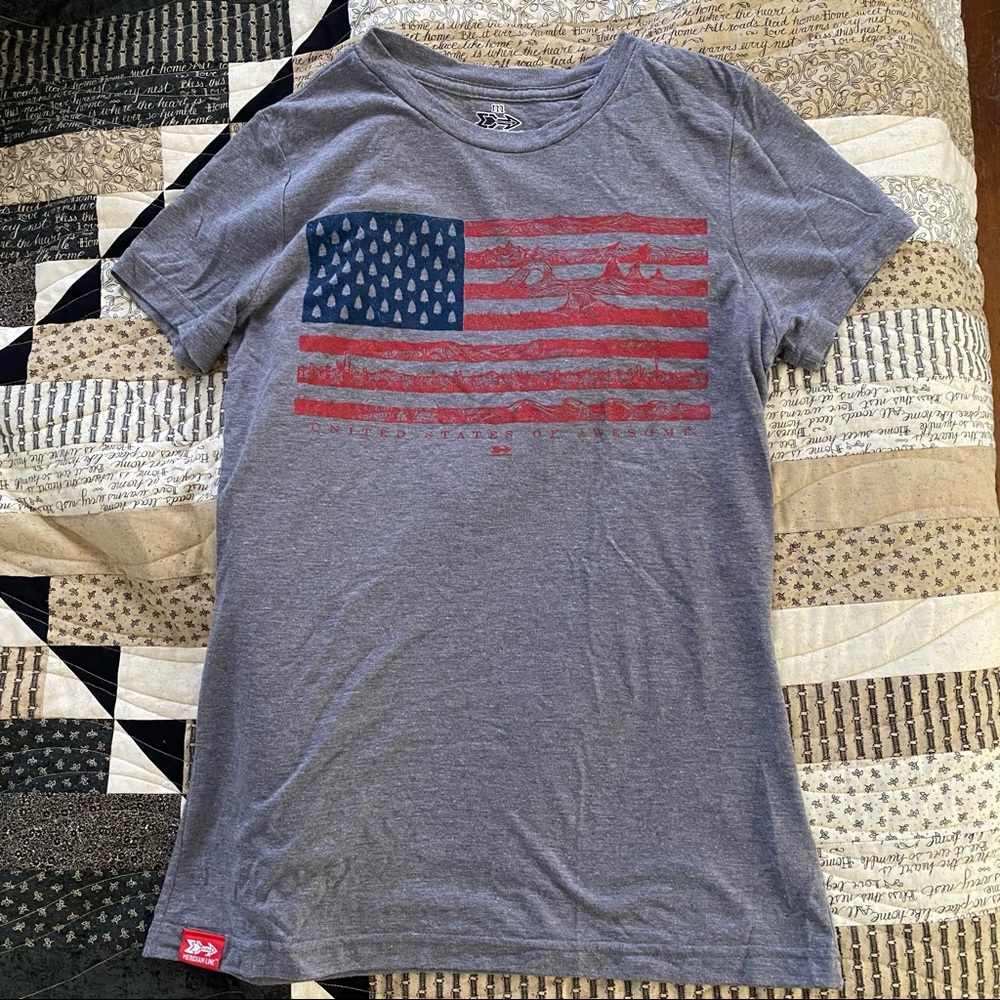 USA flag shirt from meridian line